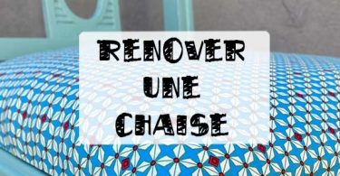 rénover une chaise
