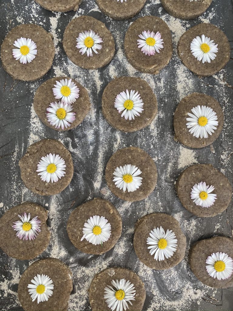 biscuits aux pâquerettes