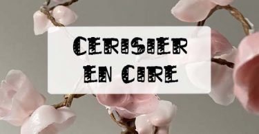 tuto fleur de cerisier en cire