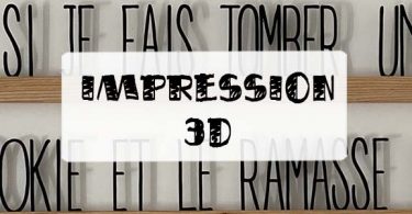 impression 3D