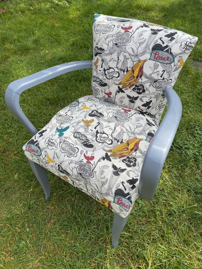 relooking fauteuil recup