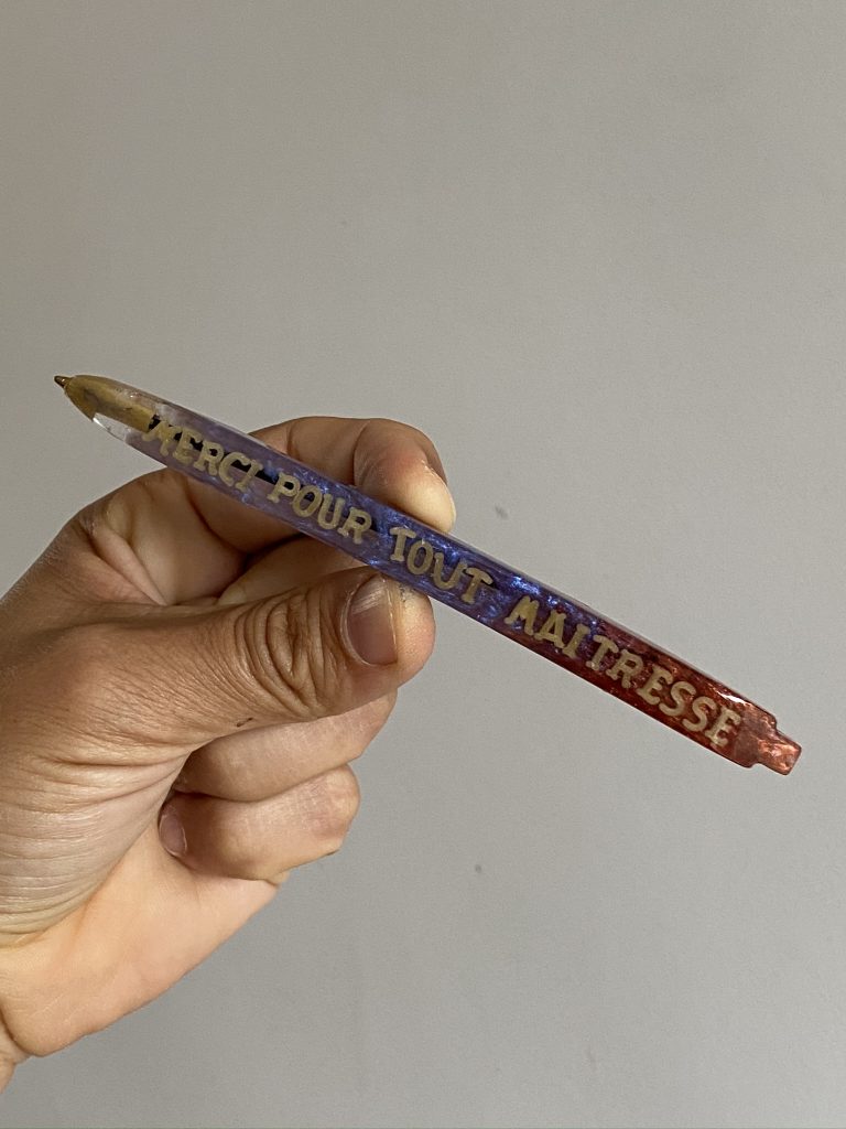 stylo en résine