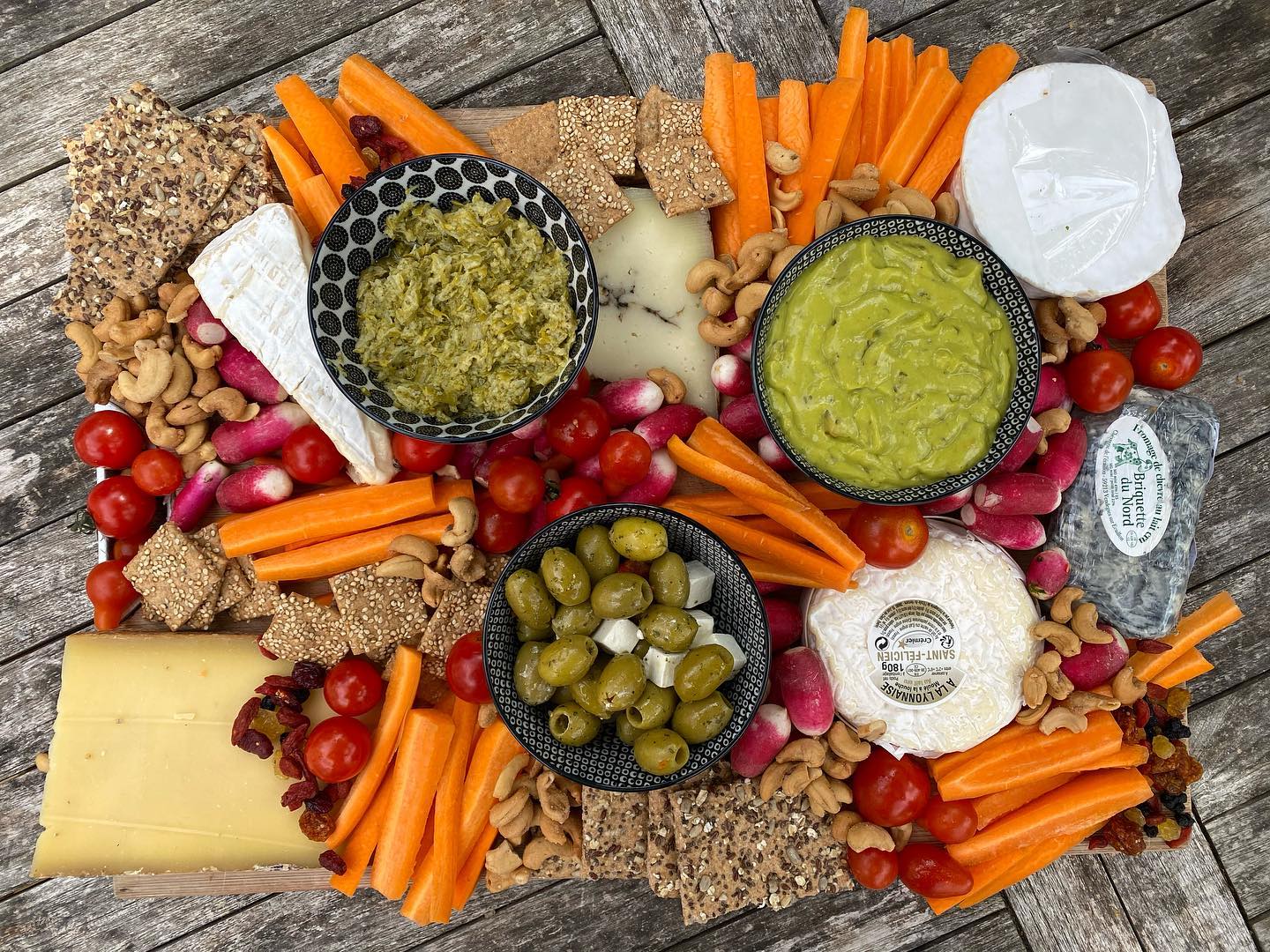 planche apéro végétarien