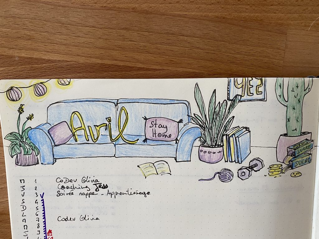 Page confinement bullet journal