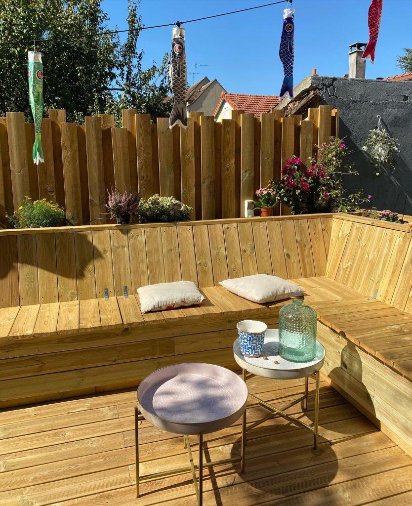 terrasse en bois fait maison