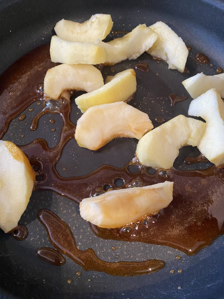 pommes caramélisées