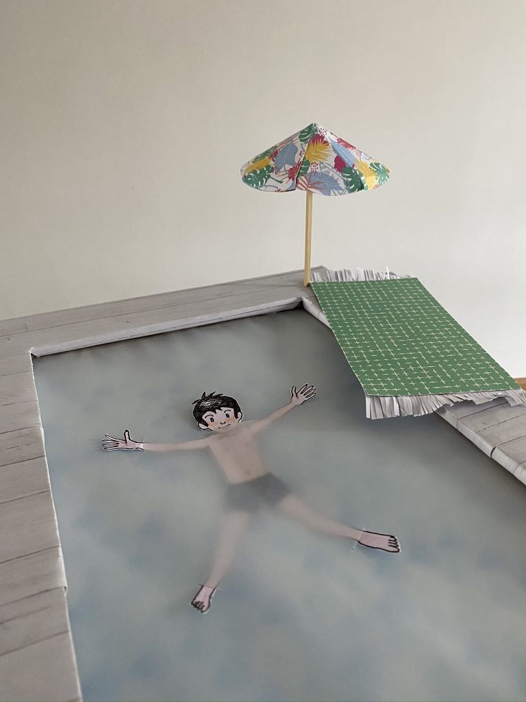 piscine en papier tuto