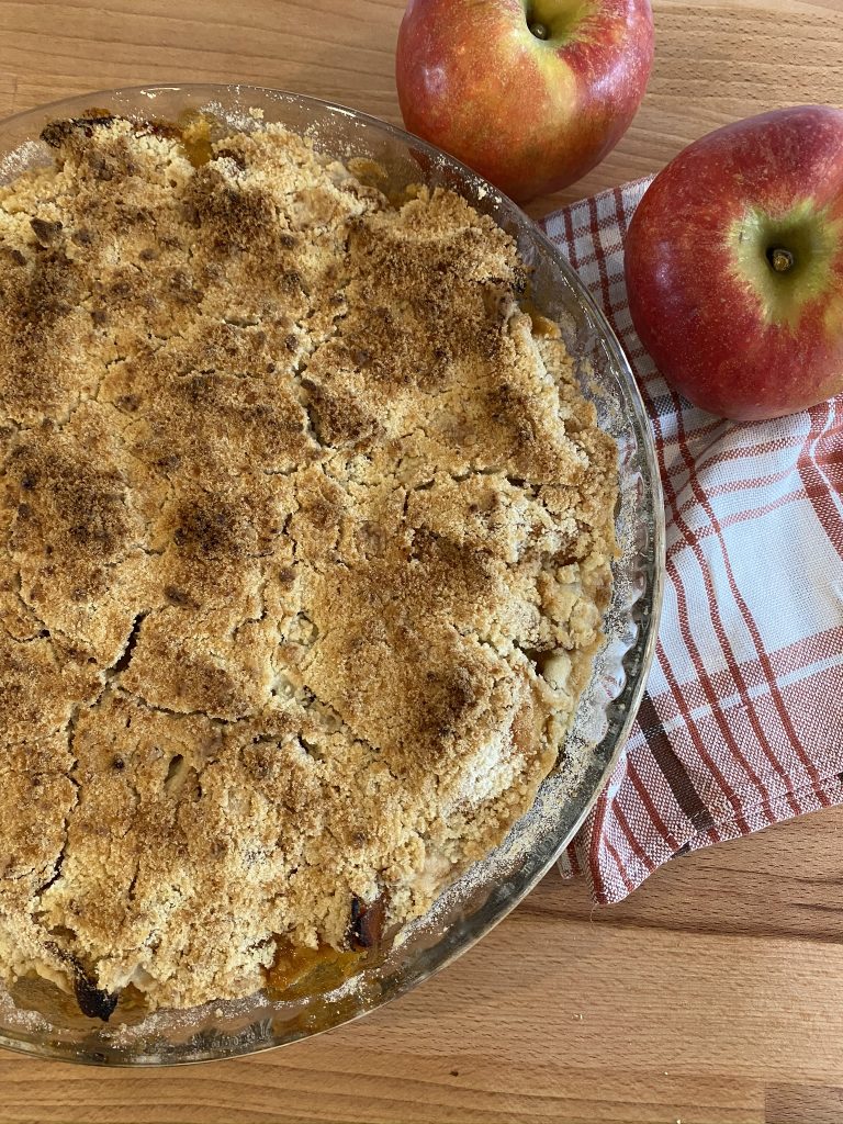 recette crumble pomme jamie