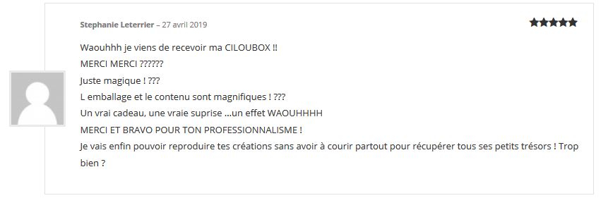 La boutique de Ciloubidouille 60 témoignages 3 1