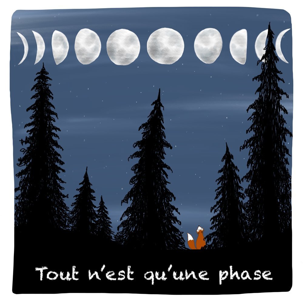 phases de la lune