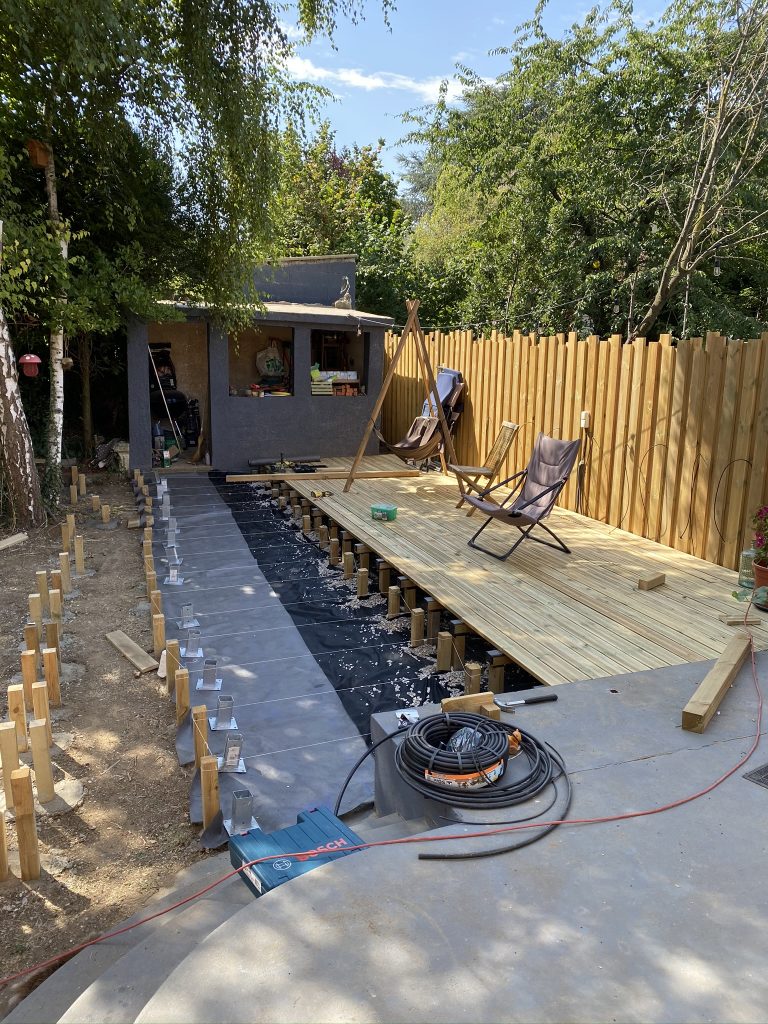 Construire une terrasse en bois tout seul 32 construire une terrasse en bois