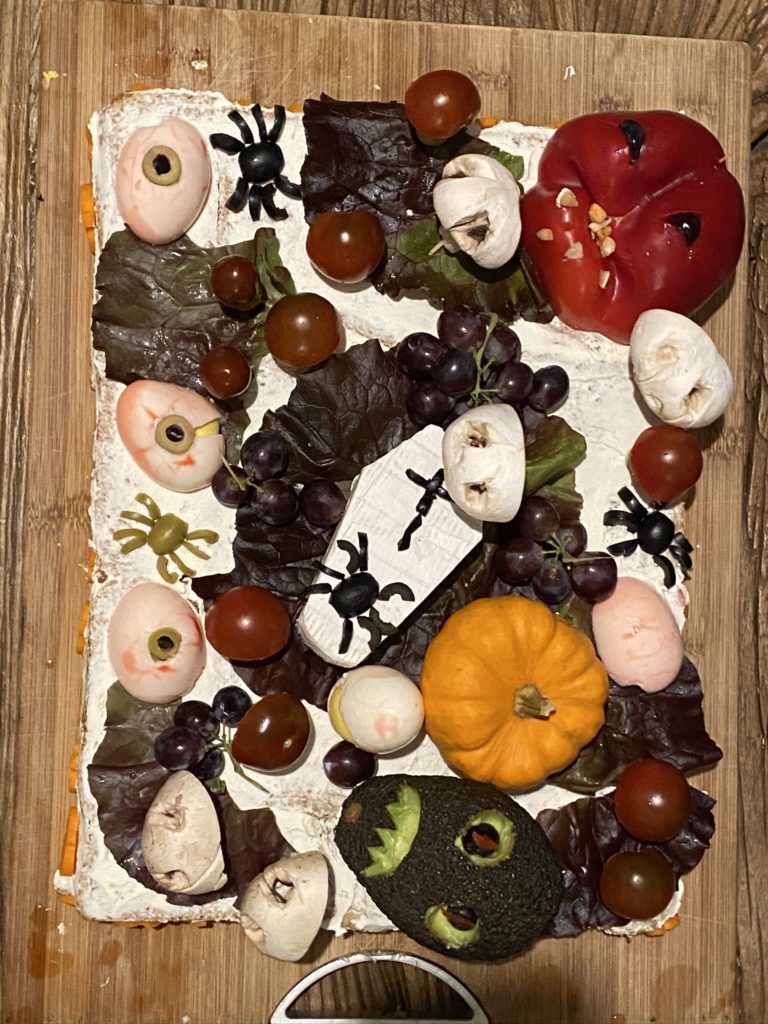 gâteau salé halloween sans cuisson