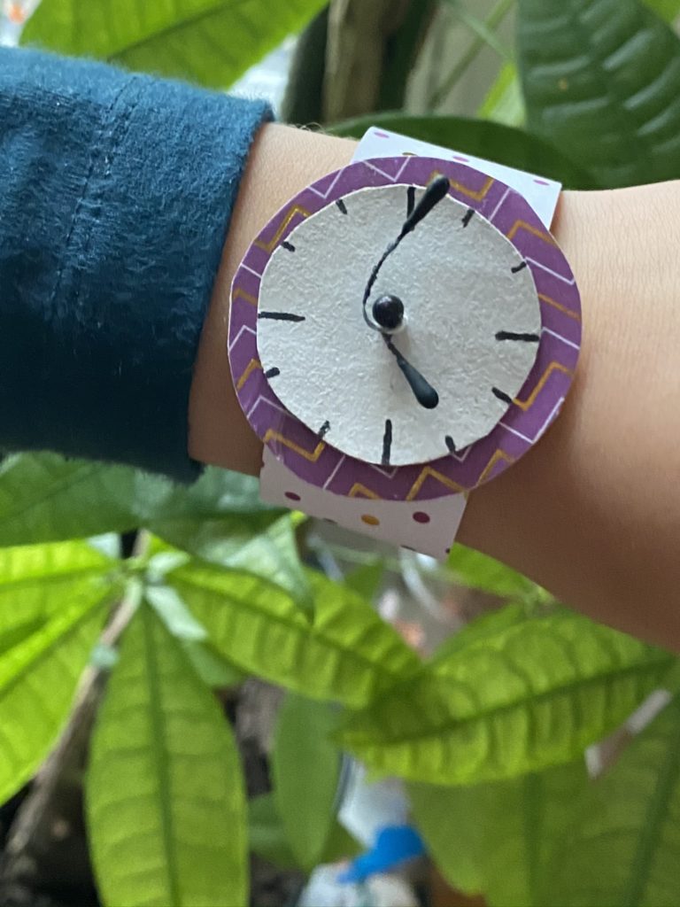 montre en carton tuto