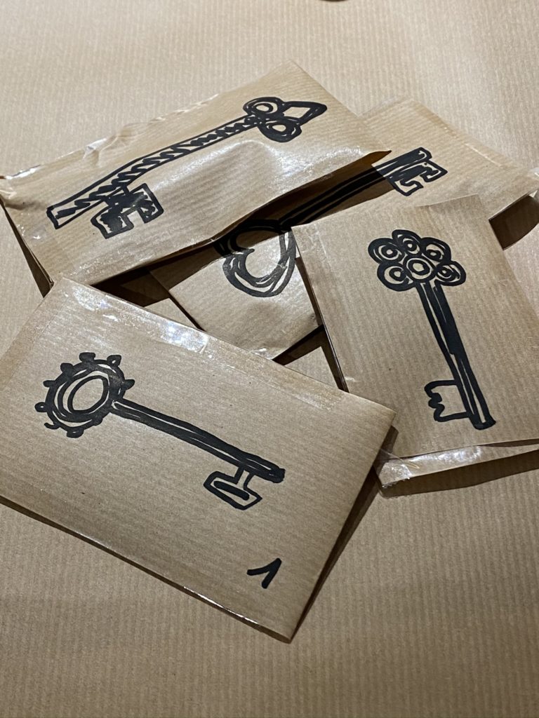 Fabriquez un calendrier de l'avent Harry Potter 8 tuto clé volante Harry potter