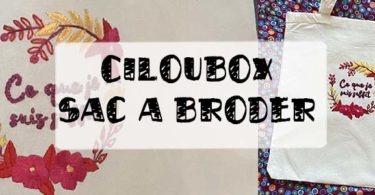 ciloubox kit sac brodé