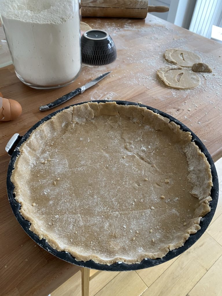 La chouette tarte aux noix du dimanche 2 pâte sablée excellente