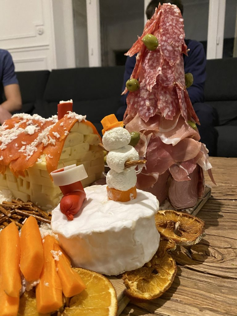 Idée de planche apéro de noël : un plateau festif et beau