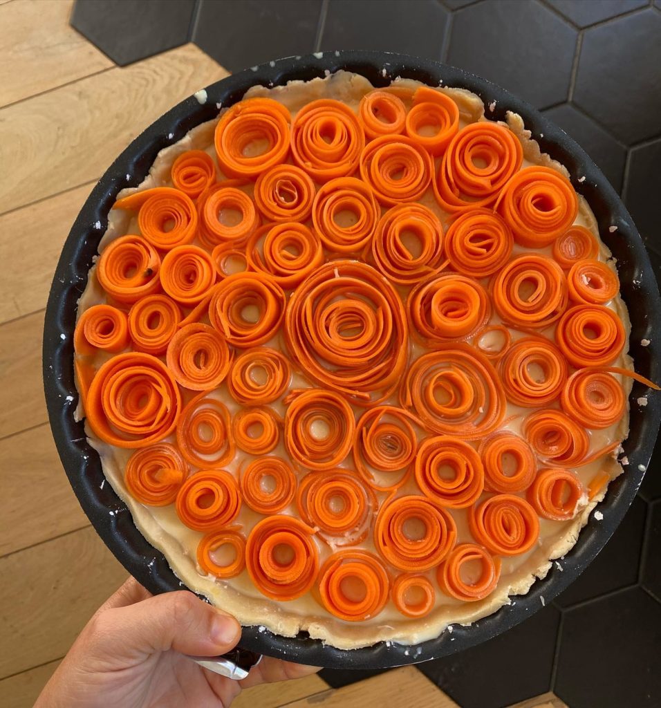 Tarte à la carotte de MaëllePrincesse : recette et pensées 1 tarte à la carotte
