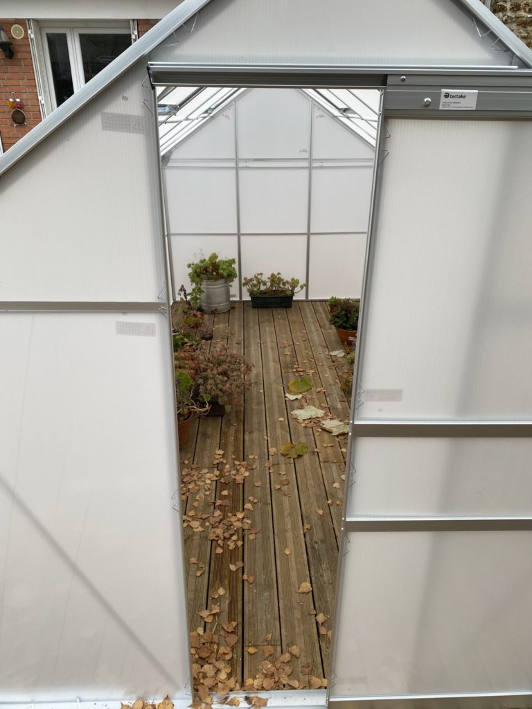 Construire une serre de jardin 3 rentrer les plantes dans la serre