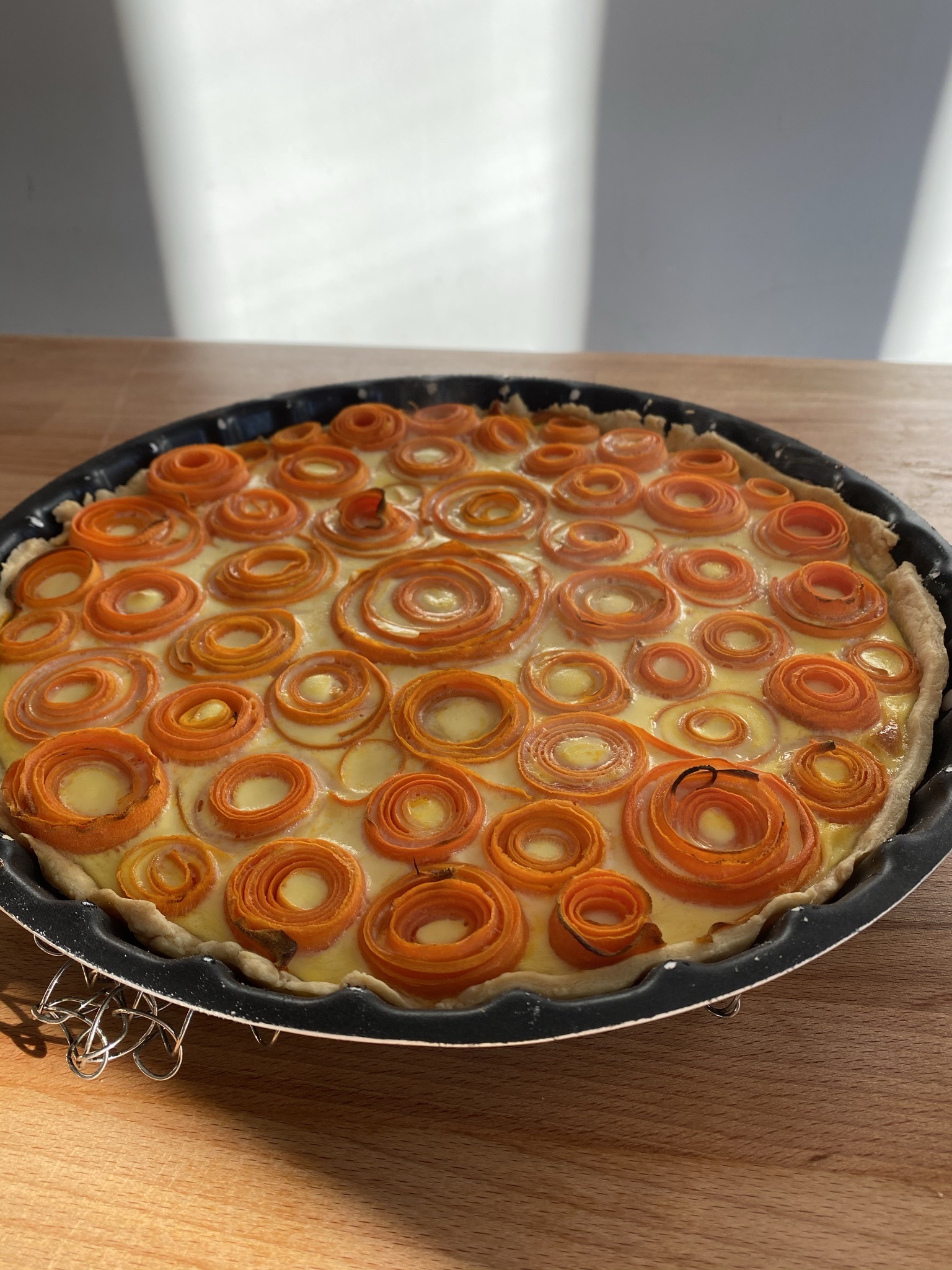 recette tarte à la carotte