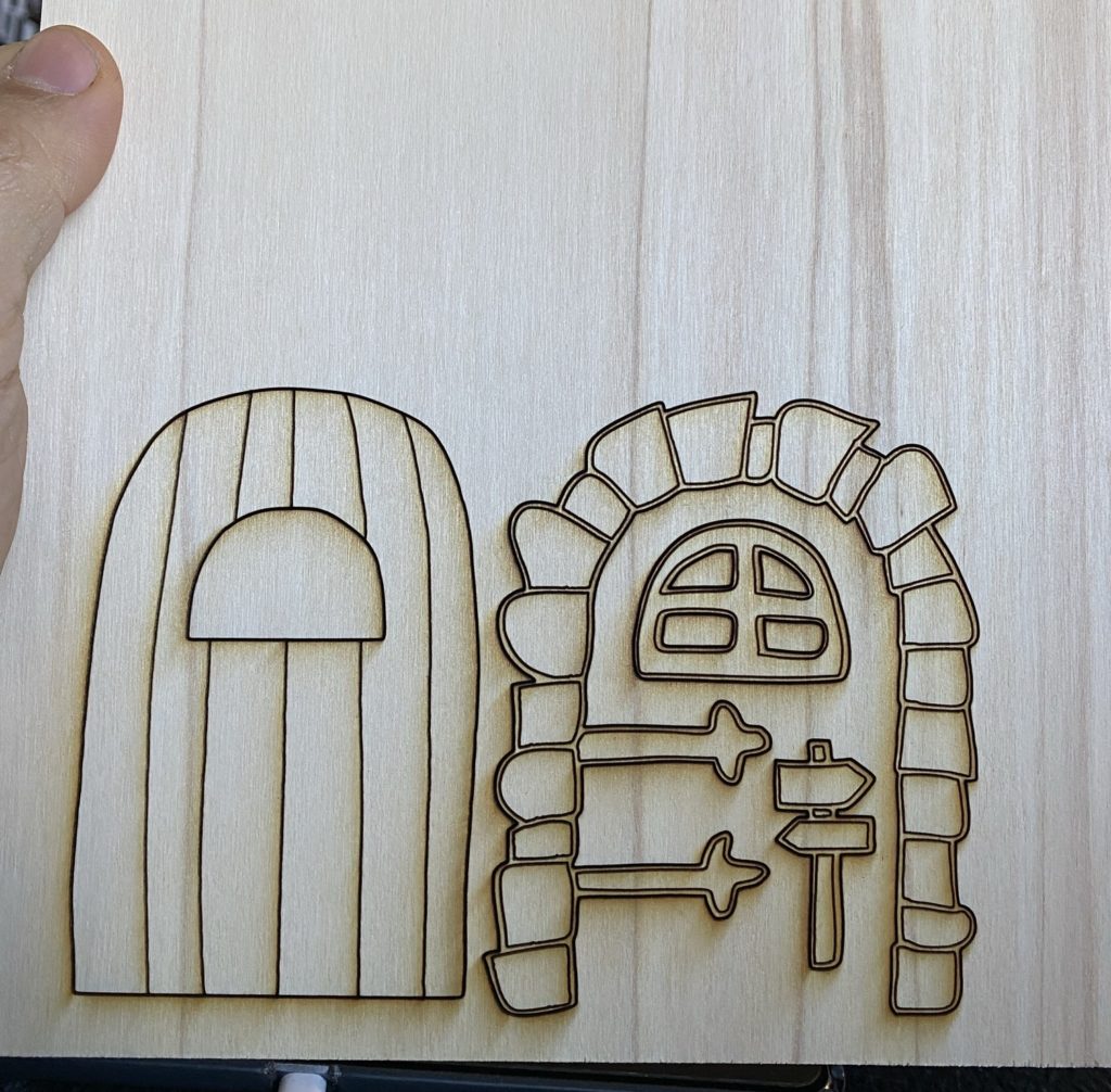 Nouveaux modèles de portes de fées 2 porte de fée en bois français