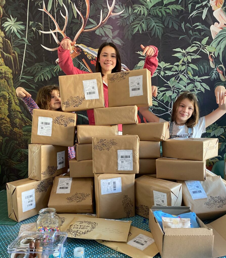 Comment faire travailler ses enfants ^^ 1 ciloubox entreprise familiale kit créatif maison