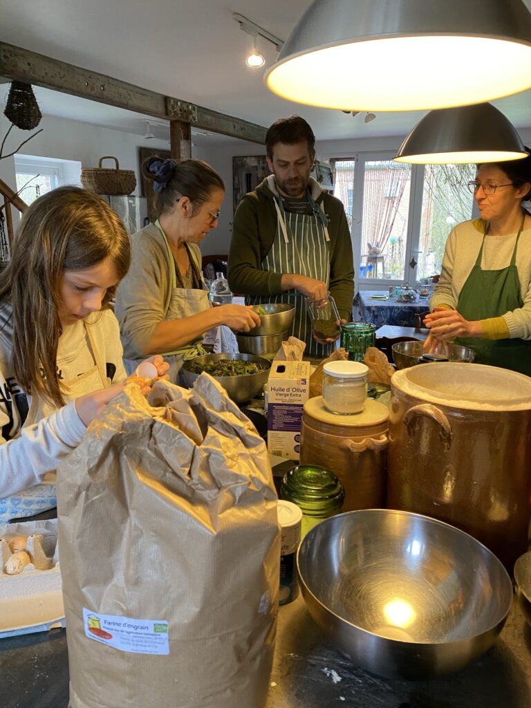 stage de cuisine aux plantes sauvages