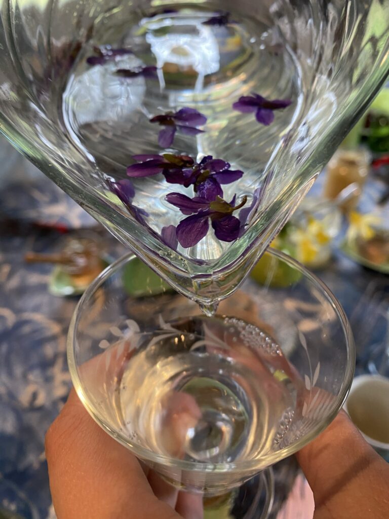 eau à la violette