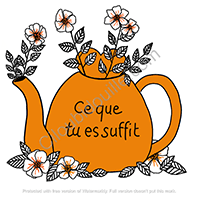 Illustrations inspirées 11 ce que tu es suffit couleur lowres