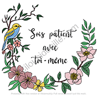 sois patient avec toi meme couleur lowres