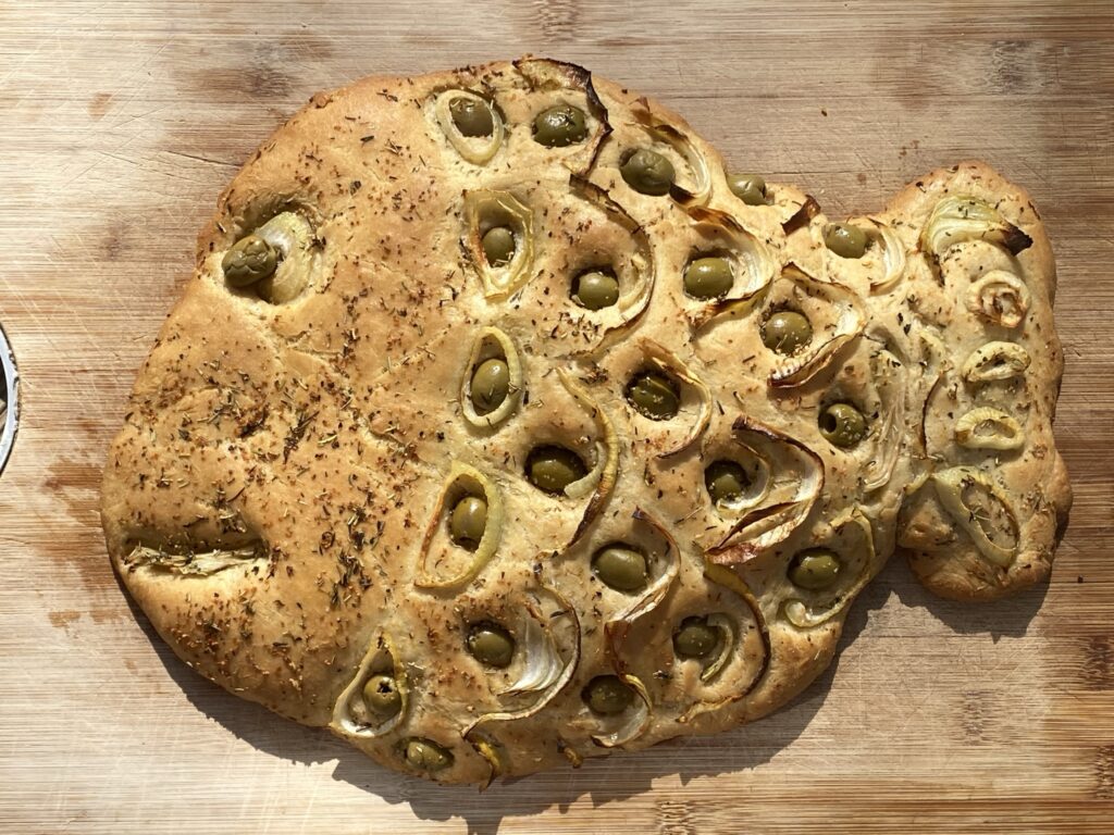 La focaccia poisson pour Pâques 4 focaccia maison facile