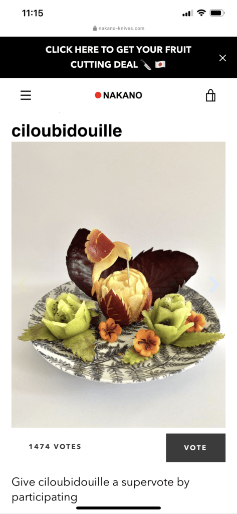 Notre première assiette de fruits sculptés 8 IMG 0653