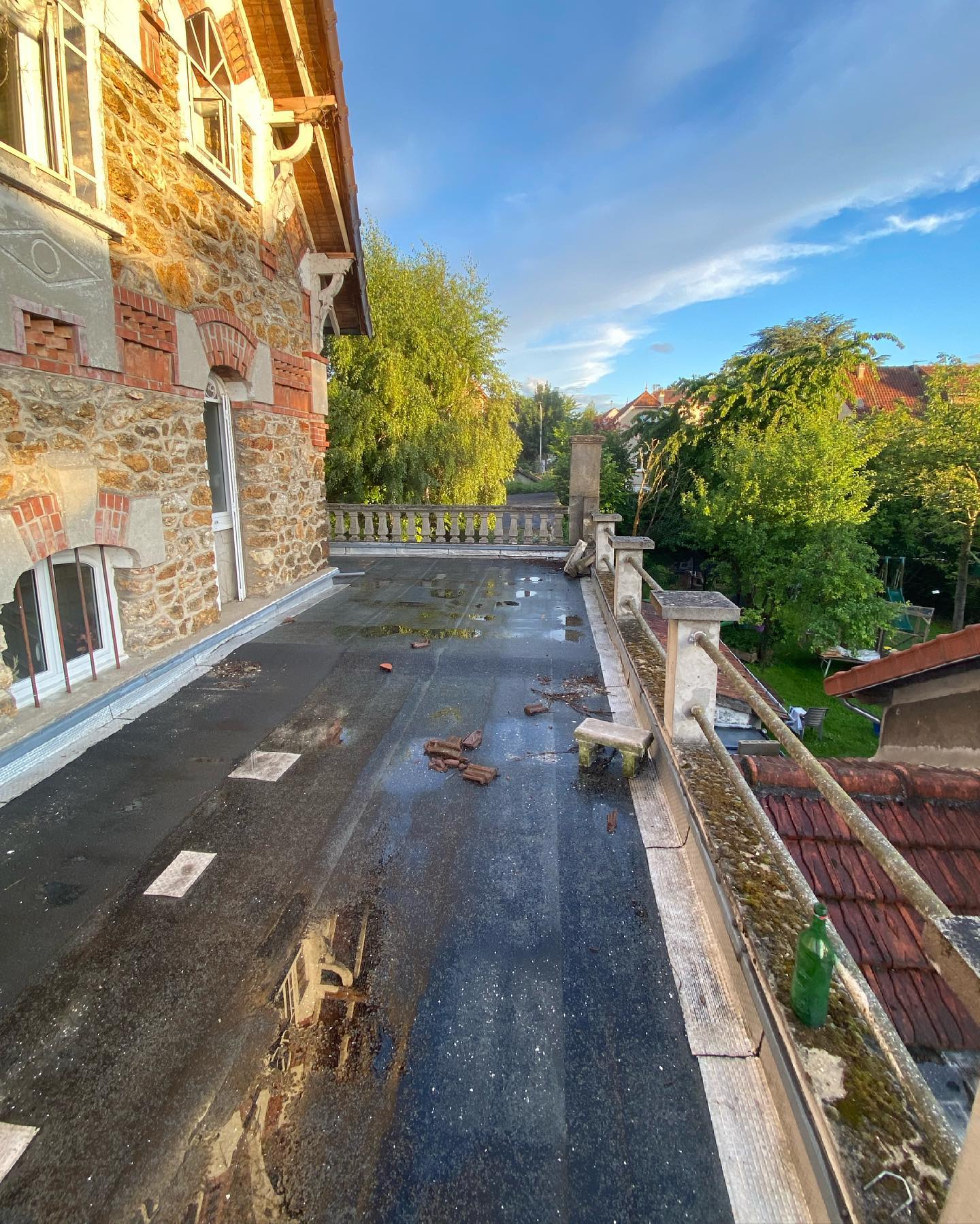 aménagement de terrasse pour faire un atelier créatif