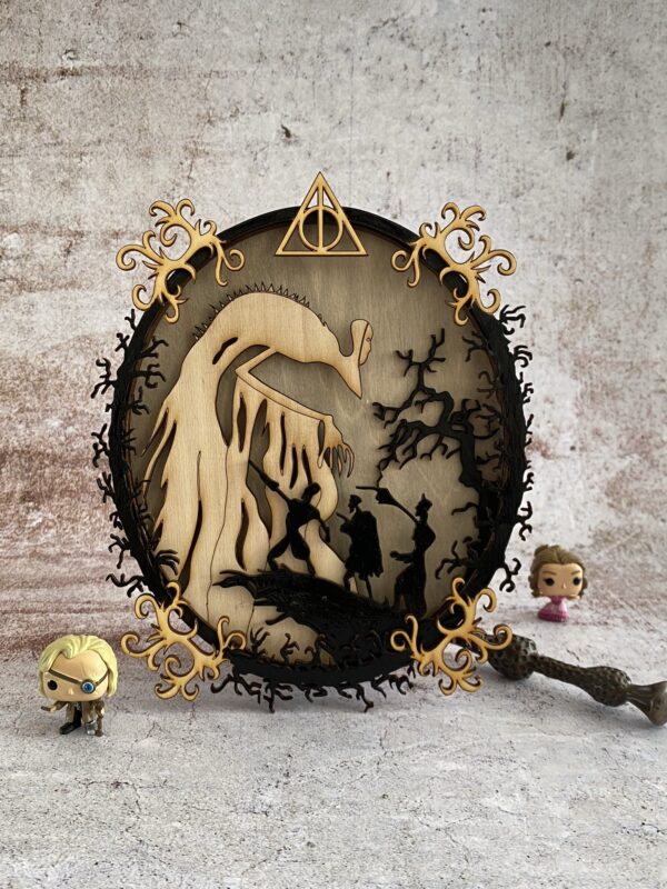 reliques de la mort en bois