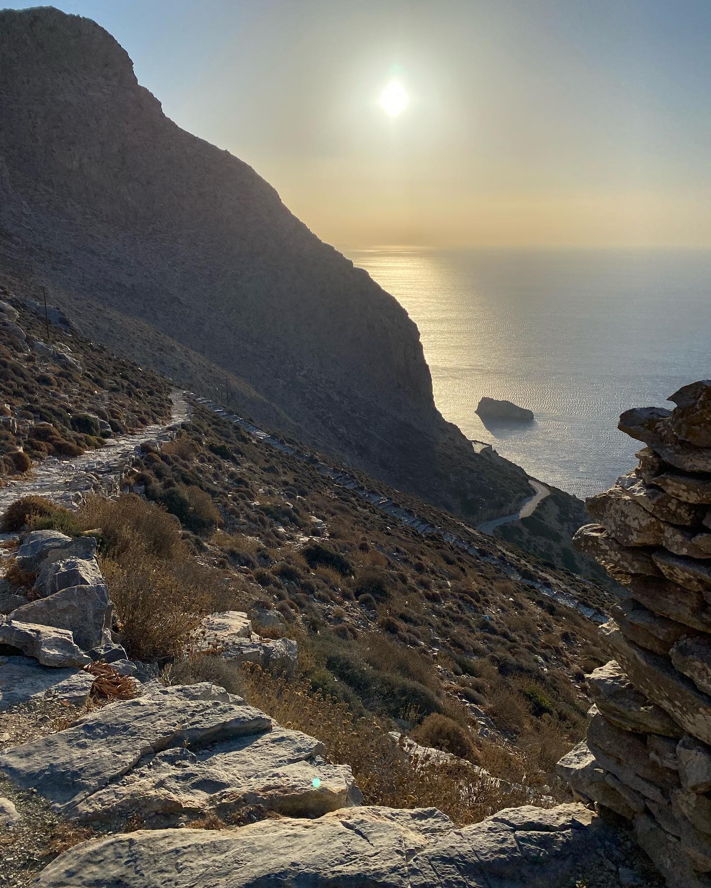 Mon voyage dans les nombreuses îles grecques 5 rando entre Chora et Aegiali