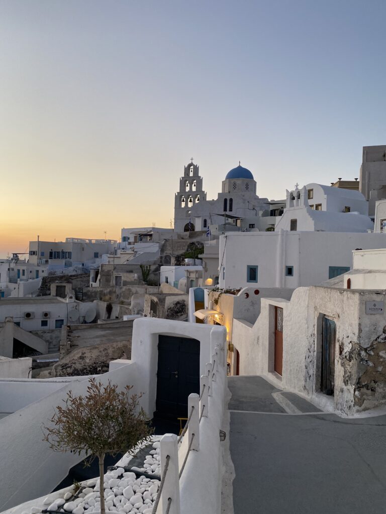 3 jours à Santorin en famille