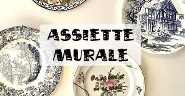 décoration assiette murale cassée kintsugi