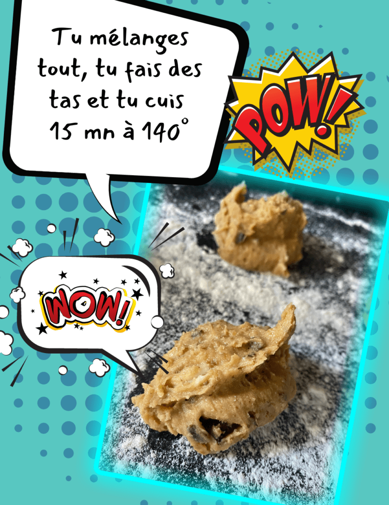 Cookies à la banane trop mûre 5 5