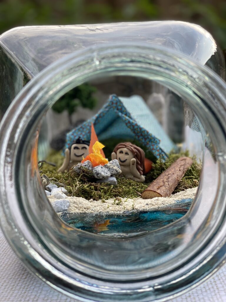 diorama en bouteille