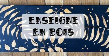 tuto enseigne en bois