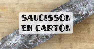 tuto saucisson en carton