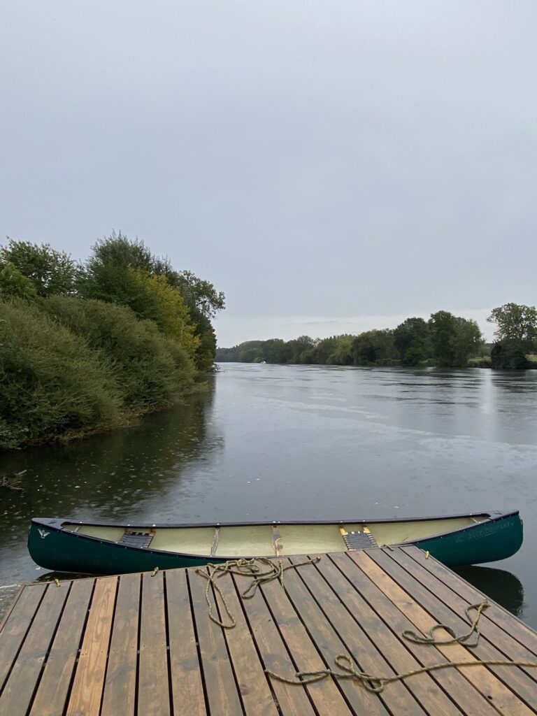 canoê sous chenonceau sur le cher