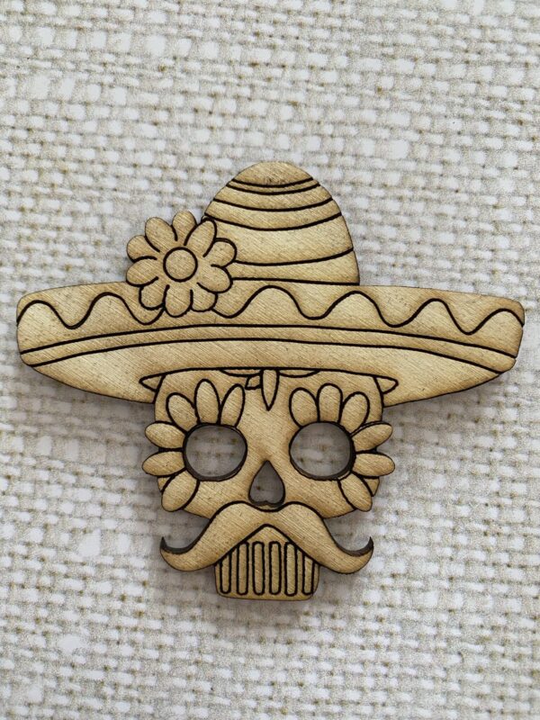 broche halloween dia de los muertos