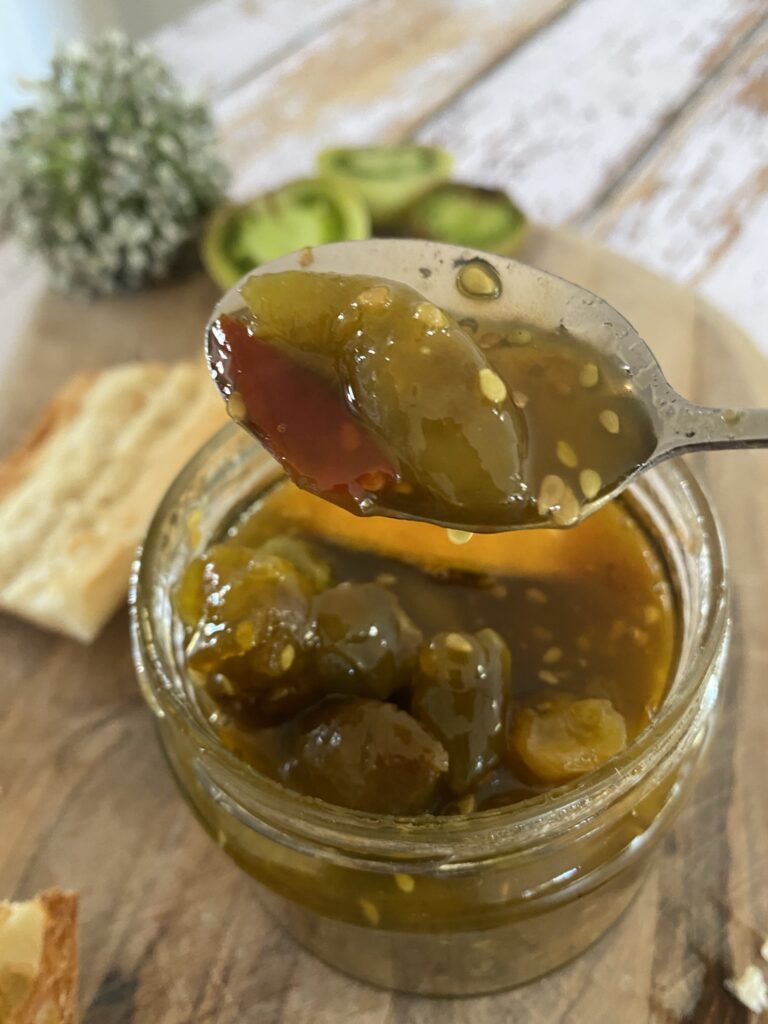 confiture de tomates vertes, la recette anti gaspi