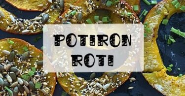 potiron roti au four