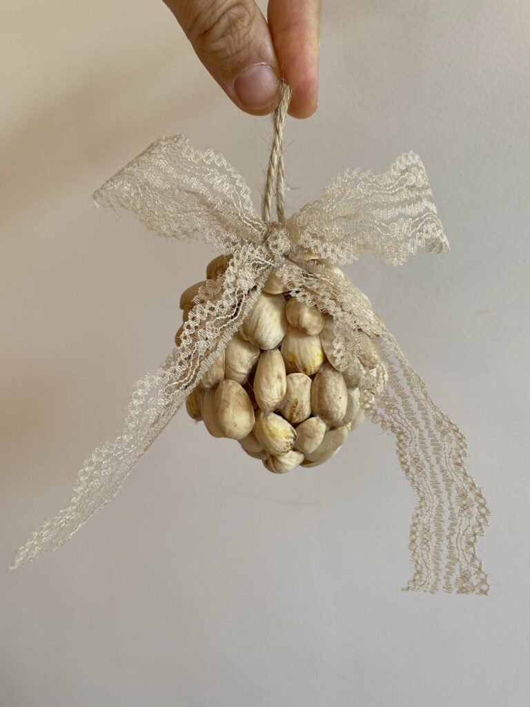 Comment transformer les coques des pistaches en fleur ! 17 pomme de pin en coques de pistache