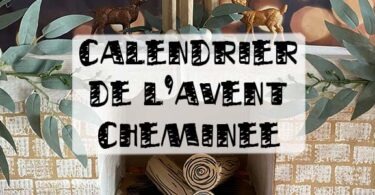 calendrier de l'avent cheminée