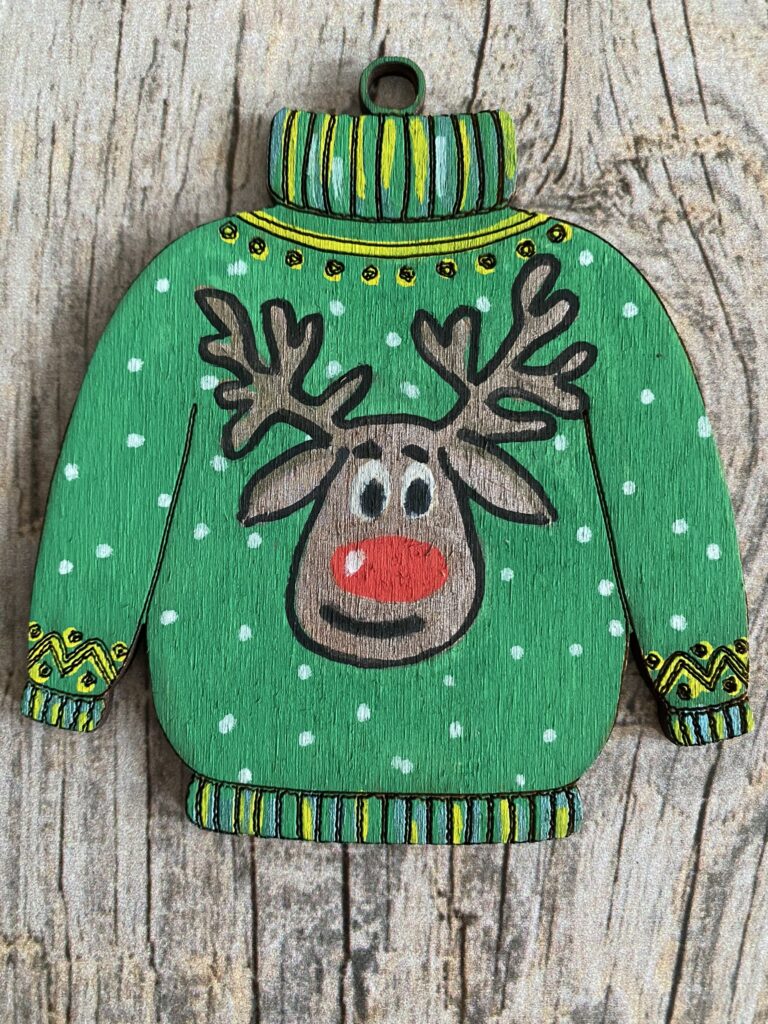 Un pull de Noël à personnaliser : surprise n°8 6 pull moche en bois à personnaliser