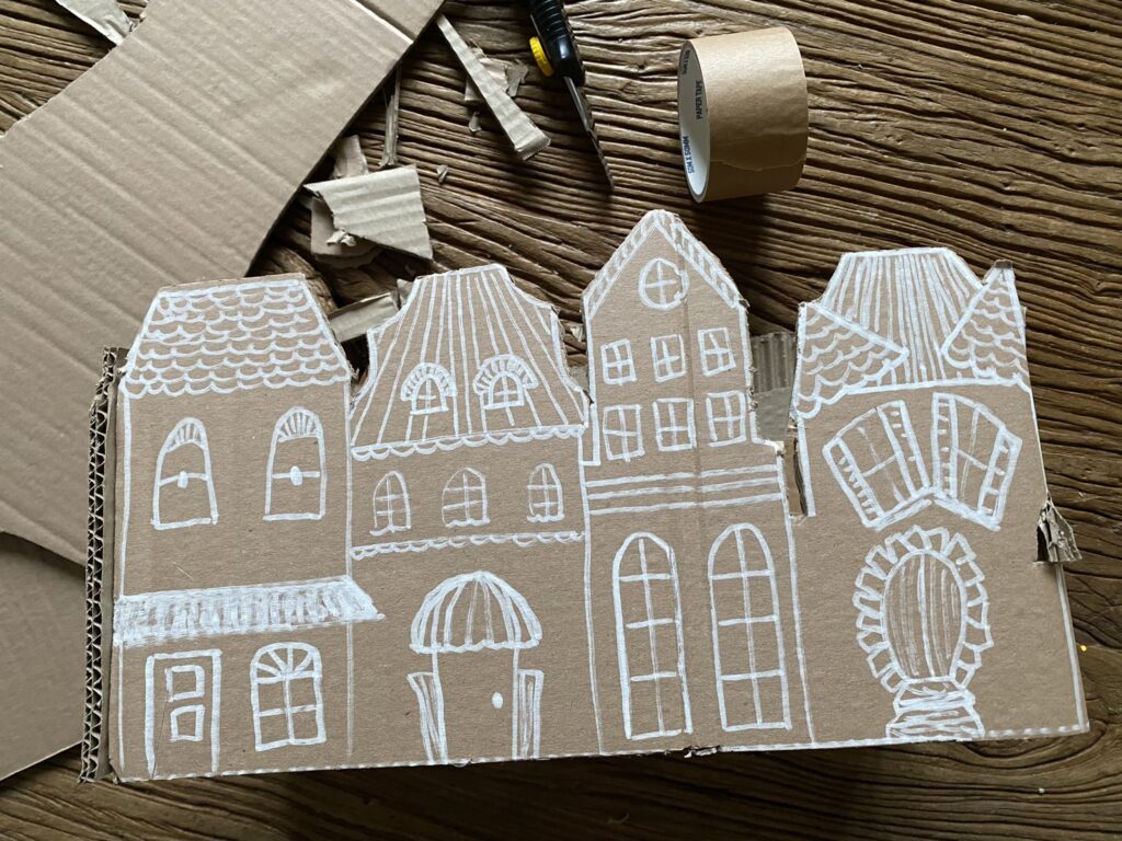 Idée de centre de table en carton pour Noël 4 IMG 9703 e1639507186775