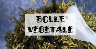 tuto boule en mousse naturelle végétale noel